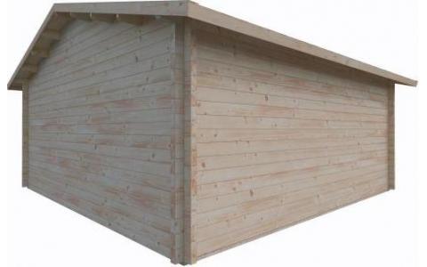 Garaż drewniany - MIROSŁAW 560x560 27,7 m2