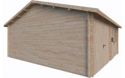 Garaż drewniany - KAROL 595x580 31,2m2