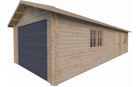 Garaż drewniany - FABIAN 400x1000 35m2