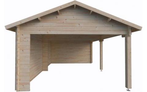Garaż drewniany - RADOSŁAW 415x836 32m2