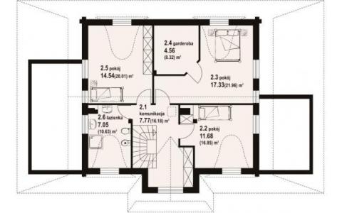 Dom mieszkalny - CHOJNÓW 1482x1282 157.61 m²