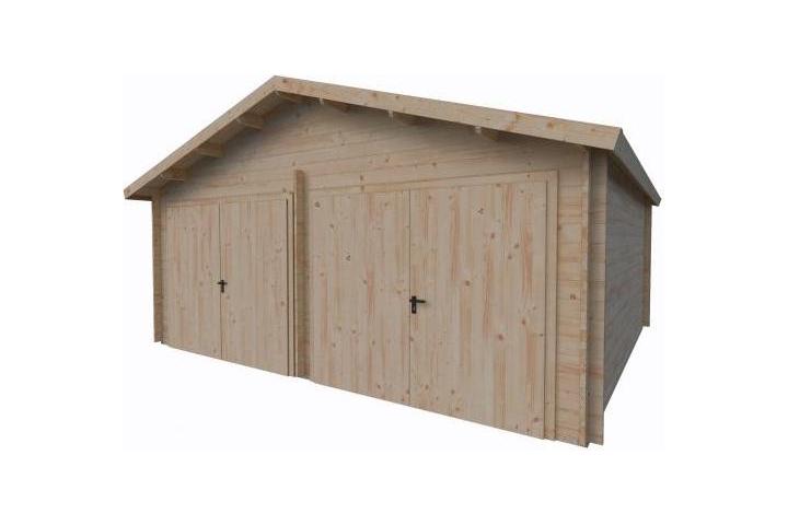 Garaż drewniany - JAN 595x530 28.5m2